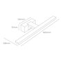 Edm Lámpara LED de pared o espejo 12W 1.270 lm 4.000K