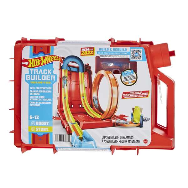 Mattel Pista Hot Wheels Track Builder Caja Lata De Gasolina