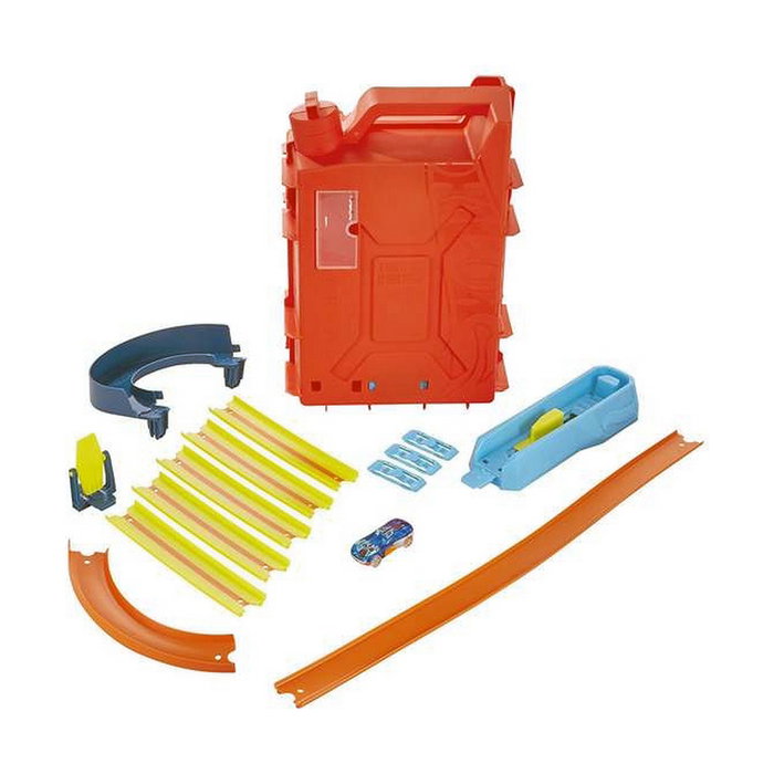 Hot Wheels Track Builder Caja Lata de Gasolina