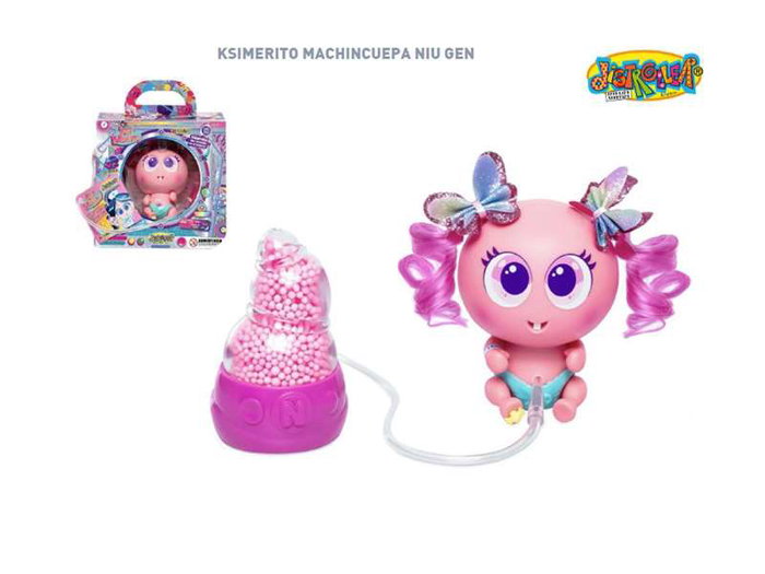 Bandai Ksimerito Machincuepa Niu Gen Rosa Juguete Bebé 15,5x19,5x13,5 cm