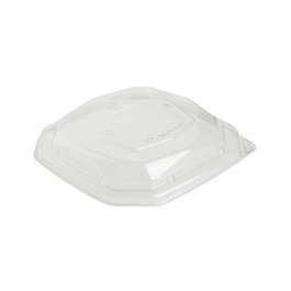 Duni Octabagasse Tapa 1, Transparente, 19.1x19.1x3.5 cm (Pack de 300 Unidades)