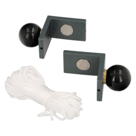 WOLFPACK LINEA PROFESIONAL Juego de Angulares Magnéticos para Reglas 40x40 mm