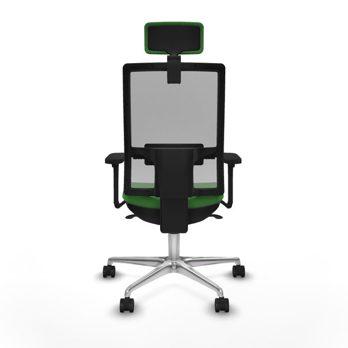 PIQUERAS Y CRESPO Silla de oficina Horna con mecanismo Sincro, Verde y Gris PIQUERAS Y CRESPO Silla de oficina Horna con mecanismo Sincro, Verde y Gris