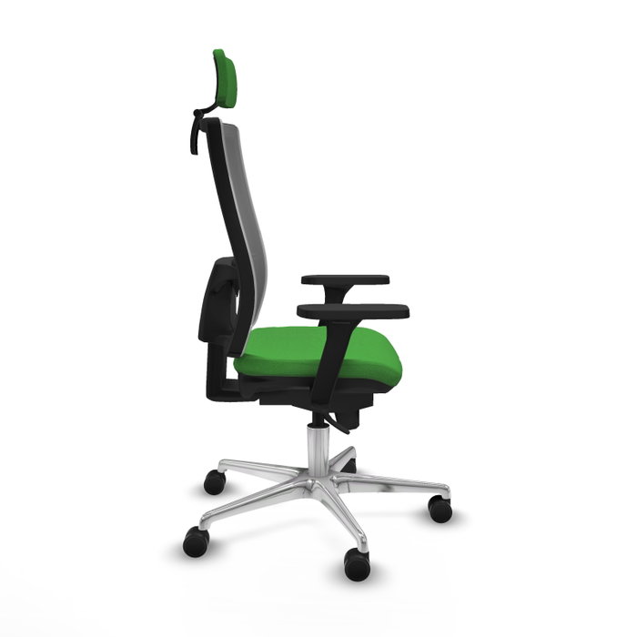 PIQUERAS Y CRESPO Silla de oficina Horna con mecanismo Sincro, Verde y Gris PIQUERAS Y CRESPO Silla de oficina Horna con mecanismo Sincro, Verde y Gris