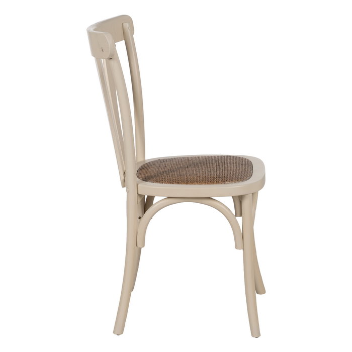 Silla Crema Madera de Olmo Contract 48 X 47 X 88,50 cm