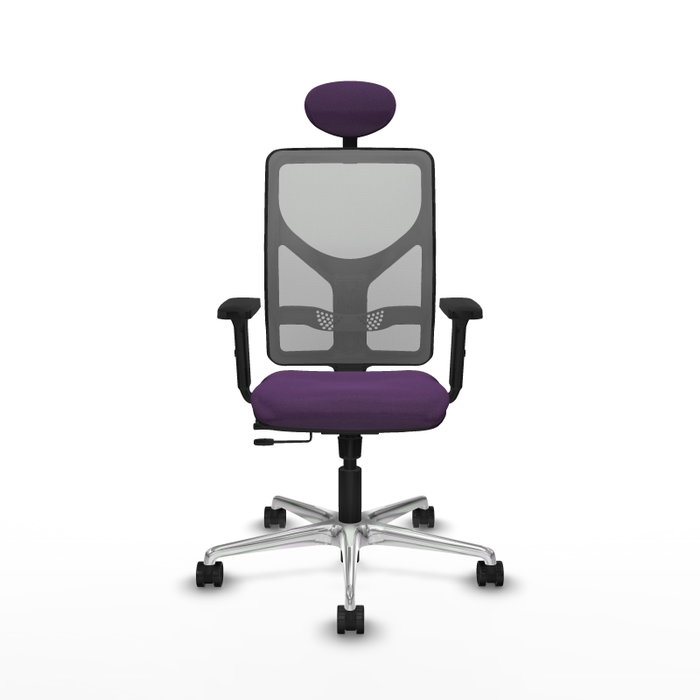 PIQUERAS Y CRESPO Silla de oficina Motilla con mecanismo Sincro/Traslack, Morado y Gris PIQUERAS Y CRESPO Silla de oficina Motilla con mecanismo Sincro/Traslack, Morado y Gris