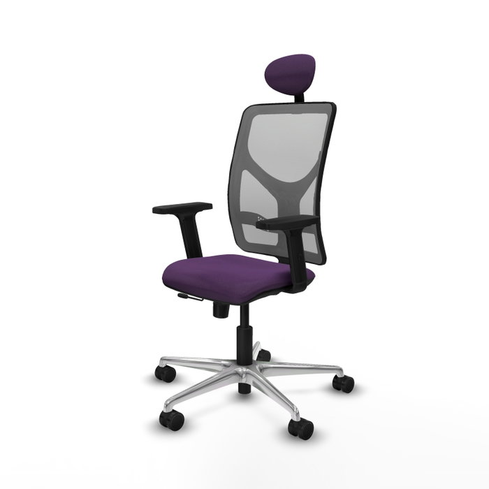 PIQUERAS Y CRESPO Silla de oficina Motilla con mecanismo Sincro/Traslack, Morado y Gris PIQUERAS Y CRESPO Silla de oficina Motilla con mecanismo Sincro/Traslack, Morado y Gris