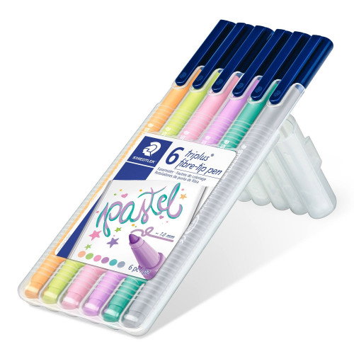 Staedtler Triplus Color 323 Surtido Pastel Estuche de 6 unidades Staedtler Triplus Color 323 Surtido Pastel Estuche de 6 unidades