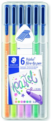 Staedtler Triplus Color 323 Surtido Pastel Estuche de 6 unidades Staedtler Triplus Color 323 Surtido Pastel Estuche de 6 unidades