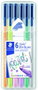 Staedtler Triplus Color 323 Surtido Pastel Estuche de 6 unidades