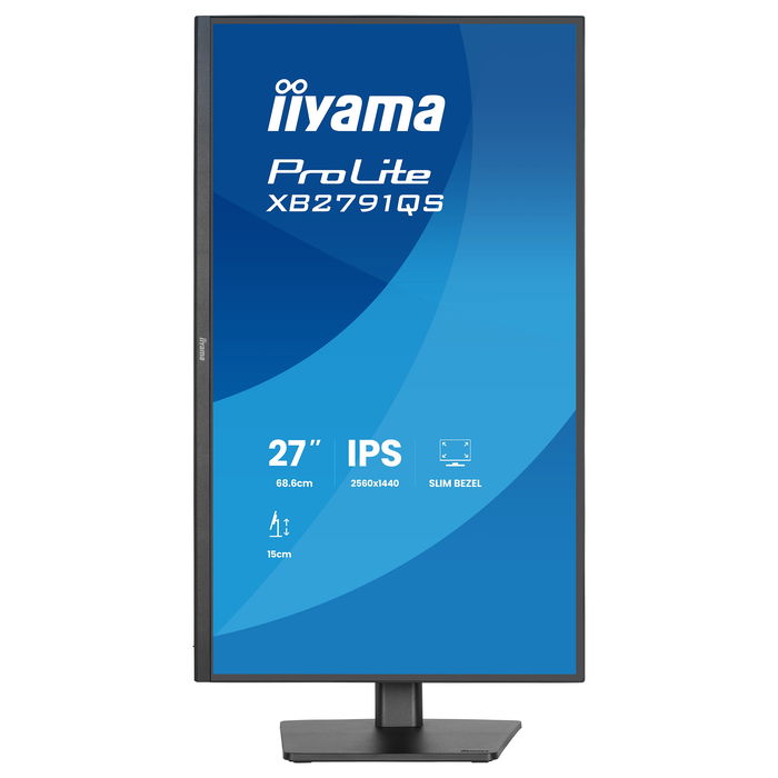 Iiyama ProLite XB2791QS-B1 Monitor IPS 27 Pulgadas 68.6 cm Resolucion 2560 x 1440 QHD 75 Hz AMD FreeSync HDMI DisplayPort Altavoces