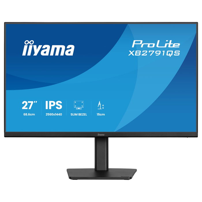 Iiyama ProLite XB2791QS-B1 Monitor IPS 27 Pulgadas 68.6 cm Resolucion 2560 x 1440 QHD 75 Hz AMD FreeSync HDMI DisplayPort Altavoces