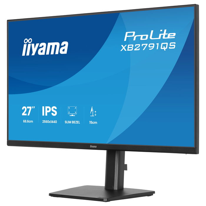 Iiyama ProLite XB2791QS-B1 Monitor IPS 27 Pulgadas 68.6 cm Resolucion 2560 x 1440 QHD 75 Hz AMD FreeSync HDMI DisplayPort Altavoces