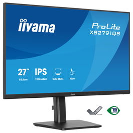 Iiyama ProLite XB2791QS-B1 Monitor IPS 27 Pulgadas 68.6 cm Resolucion 2560 x 1440 QHD 75 Hz AMD FreeSync HDMI DisplayPort Altavoces