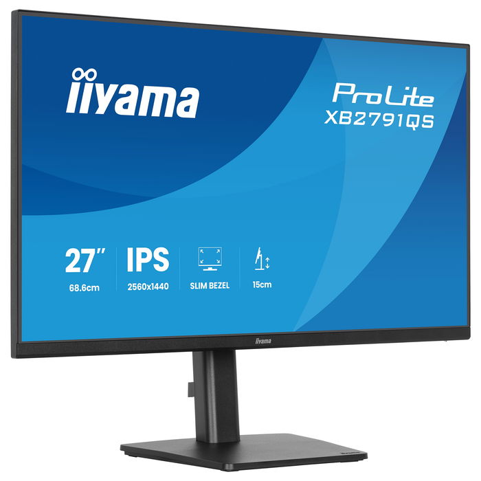 Iiyama ProLite XB2791QS-B1 Monitor IPS 27 Pulgadas 68.6 cm Resolucion 2560 x 1440 QHD 75 Hz AMD FreeSync HDMI DisplayPort Altavoces
