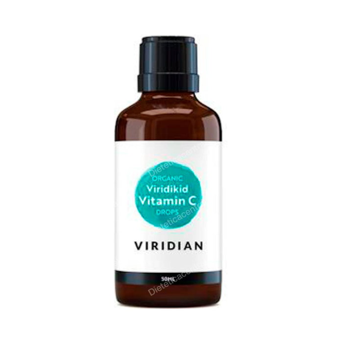 VIRIDIAN Viridikid Vitamina C Orgánica Gotas 50ml VIRIDIAN Viridikid Vitamina C Orgánica Gotas 50ml