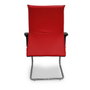 PIQUERAS Y CRESPO Silla Albacete Confidente Rojo Similpiel con Brazos 1D