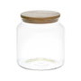 Cook Concept Bote de Cristal de 1,9 L con Tapa de Madera de Pino