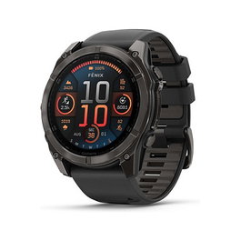 Garmin Fenix 8 Sapphire - Reloj Inteligente Deportivo AMOLED, GPS, 32 GB, Pantalla Táctil de Zafiro, Negro, 51 mm, 76 g, Duración de Batería Hasta 29 Días