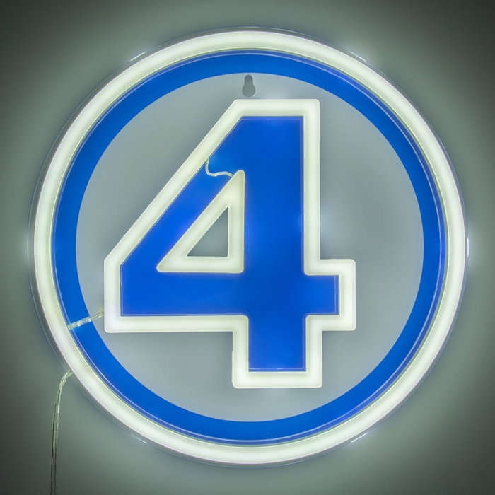 Fantastic Four Lámpara de pared LED Logo Neon