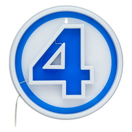 Fantastic Four Lámpara de pared LED Logo Neon