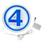 Fantastic Four Lámpara de pared LED Logo Neon