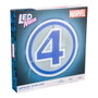 Fantastic Four Lámpara de pared LED Logo Neon