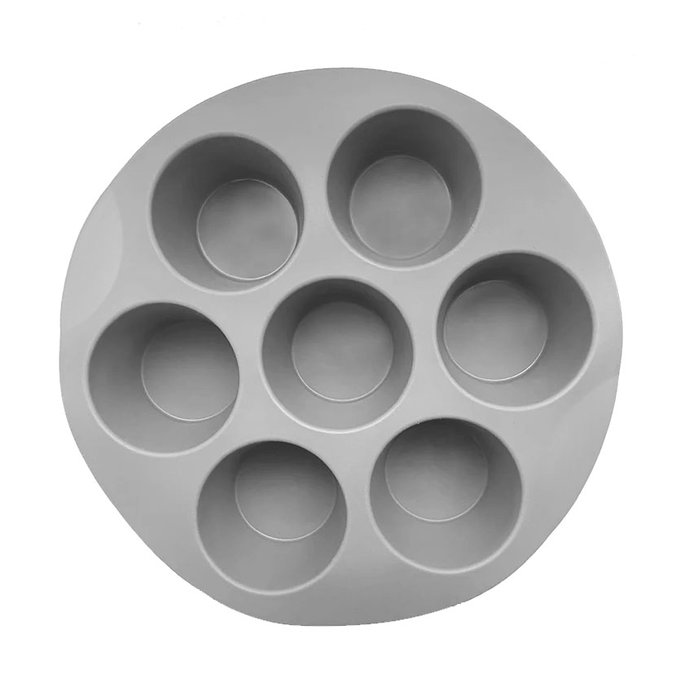 Quttin Molde Silicona 7 Huecos Air Fryer 18 x 5 cm (24 Unidades)