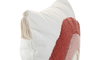 DKD Home Decor Cojín de Poliéster con Aplicaciones Blanco (Pack de 2)