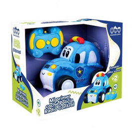 Jugatoys - misprimerosjuguetes Coche radio control Policía suave y lavable