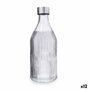 Botella de Agua Quid Maison Gris Vidrio 1 L (12 Unidades)
