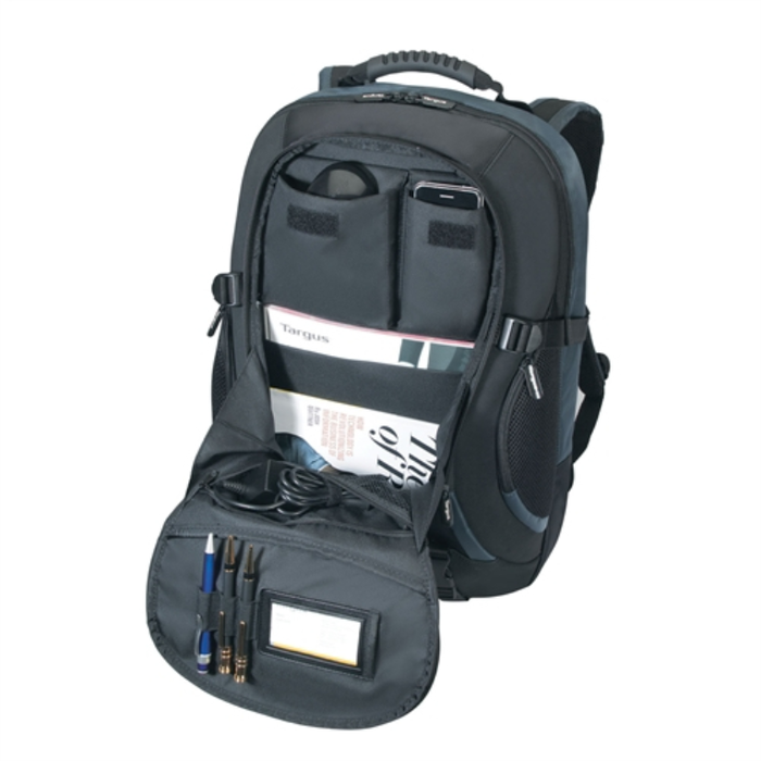 Targus Mochila Portátil XL 17-18 Pulgadas, Compartimento Acolchado, Estación de Trabajo, Funda Impermeable y Correa de Cintura Targus Mochila Portátil XL 17-18 Pulgadas, Compartimento Acolchado, Estación de Trabajo, Funda Impermeable y Correa de Cintura