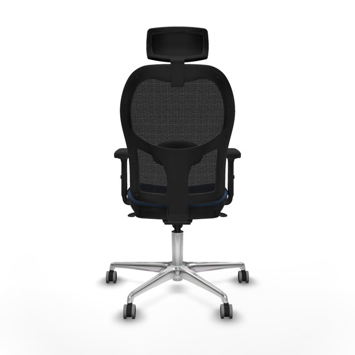 PIQUERAS Y CRESPO Silla de oficina Jorquera con mecanismo Sincro Azul marino y Negro