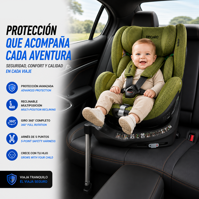 Recaro XENON 1 KID Epic Green 61-125cm Recaro XENON 1 KID Epic Green 61-125cm