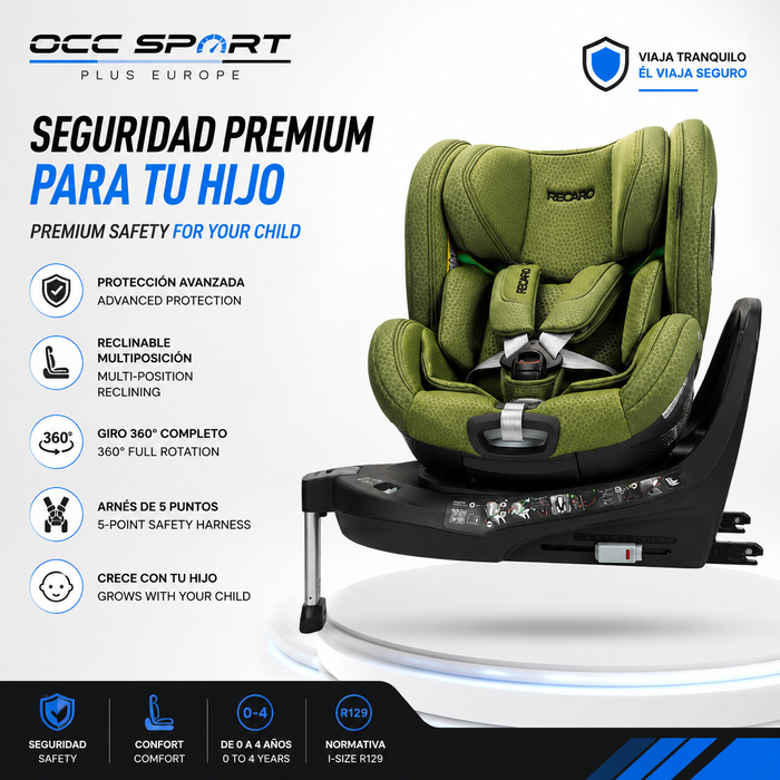 Recaro XENON 1 KID Epic Green 61-125cm Recaro XENON 1 KID Epic Green 61-125cm