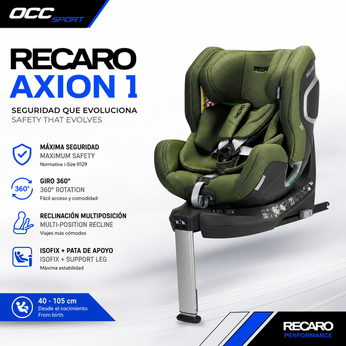 Recaro XENON 1 KID Epic Green 61-125cm Recaro XENON 1 KID Epic Green 61-125cm