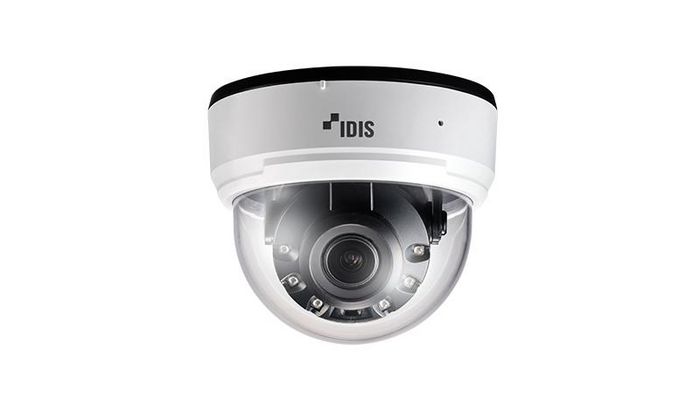 Idis Cámara IP Minidomo 5Mpx 2.7-13.5mm IR40 WDR H.265 Interior PoE con Audio, Alarma, Calefactor y Certificación NDAA Idis Cámara IP Minidomo 5Mpx 2.7-13.5mm IR40 WDR H.265 Interior PoE con Audio, Alarma, Calefactor y Certificación NDAA