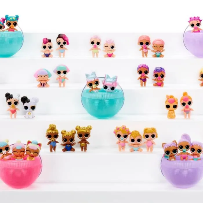 L.O.L. Surprise! LIT0035051507321 Minimuñeca Bebé LOL - Sorpresa Aleatoria (1-3 Bebés), Con Posible Mascota - A partir de 4 Años