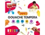 Jovi Estuche de Témpera Escolar 7 Botes de 35 ml con Pincel Surtido