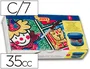 Jovi Estuche Témpera Escolar 7 Botes 35 mL con Pincel Surtido