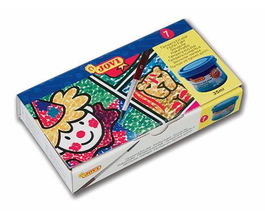 Jovi Estuche Témpera Escolar 7 Botes 35 mL con Pincel Surtido
