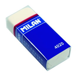 Goma De Borrar Milan Miga De Pan 4020 Con Funda De Carton Plastif. (Ud.) (Set de 20)