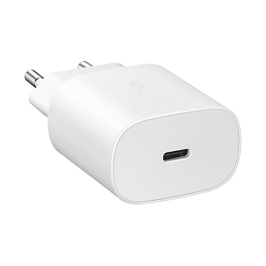 Samsung EP-TA800NWE Original Cargador de Pared USB-C 25W Rápido Blanco Compatible con Galaxy Samsung EP-TA800NWE Original Cargador de Pared USB-C 25W Rápido Blanco Compatible con Galaxy