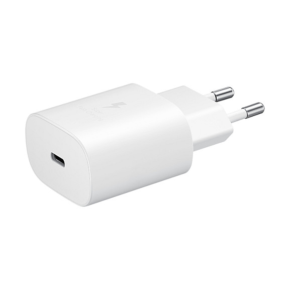 Samsung EP-TA800NWE Original Cargador de Pared USB-C 25W Rápido Blanco Compatible con Galaxy Samsung EP-TA800NWE Original Cargador de Pared USB-C 25W Rápido Blanco Compatible con Galaxy