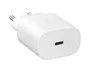 Samsung EP-TA800NWEGEU Cargador de Pared Super Fast Charging 25W, 1 Puerto USB Tipo-C, Blanco, Carga Rápida PD 3.0, Universal 100-240V