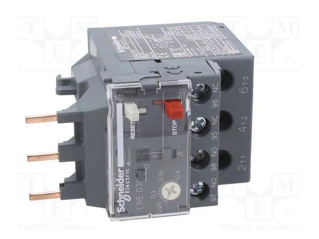 SCHNEIDER ELECTRIC Relé térmico LRE03 0,25÷0,4A SCHNEIDER ELECTRIC Relé térmico LRE03 0,25÷0,4A