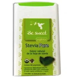BE SWEET Stevia 300 Comprimidos Eco Natural Endulzante Sin Calorías Origen Alemania