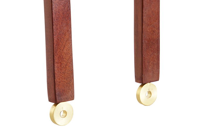 DKD Home Decor Utensilios Glam Metal Makers 2023 Marron Dorado Acacia Aluminio Set 2 piezas 32 x 8 x 2 cm