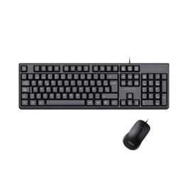 Approx APP MX245 Teclado y ratón cable USB 1.45m 1200DPI ligero y compacto