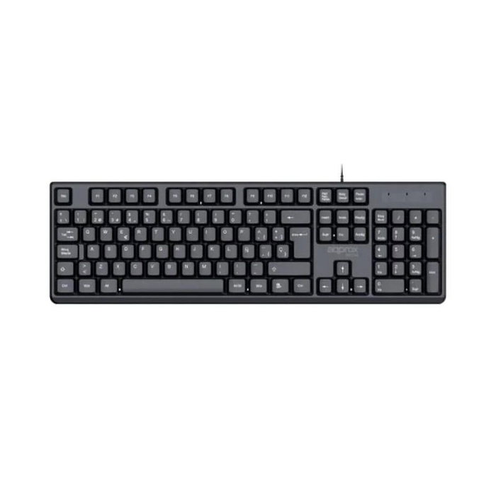 Approx APP MX245 Teclado y ratón cable USB 1.45m 1200DPI ligero y compacto